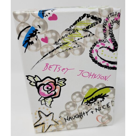 Betsey Johnson Blue Bird Crystal pink Flower short & long earrings - Picture 3 of 4